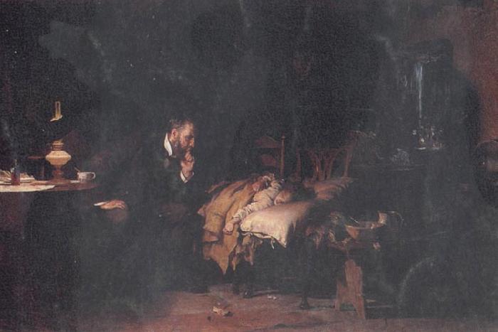 Luke Fildes The Doctor oil painting image